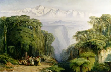 Kinchinjunga von Darjeeling, 1879
